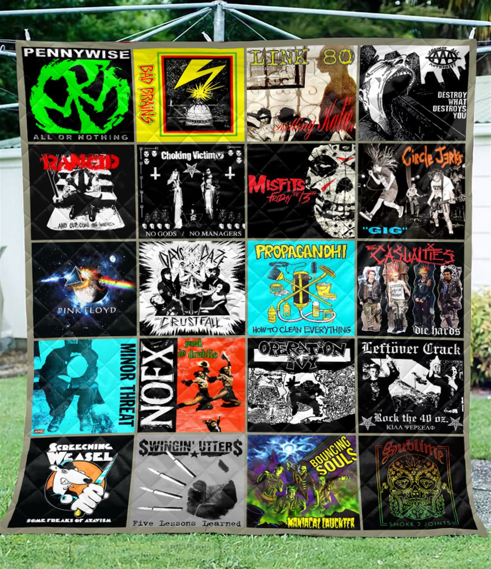 My Favorite Bands Ver1 Quilt Blanket