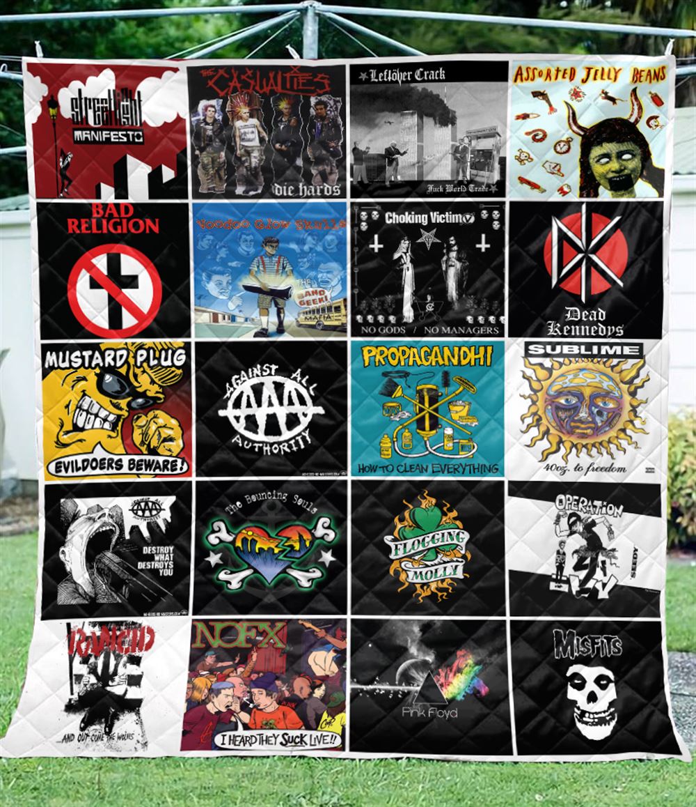 My Favorite Bands Ver5 Quilt Blanket