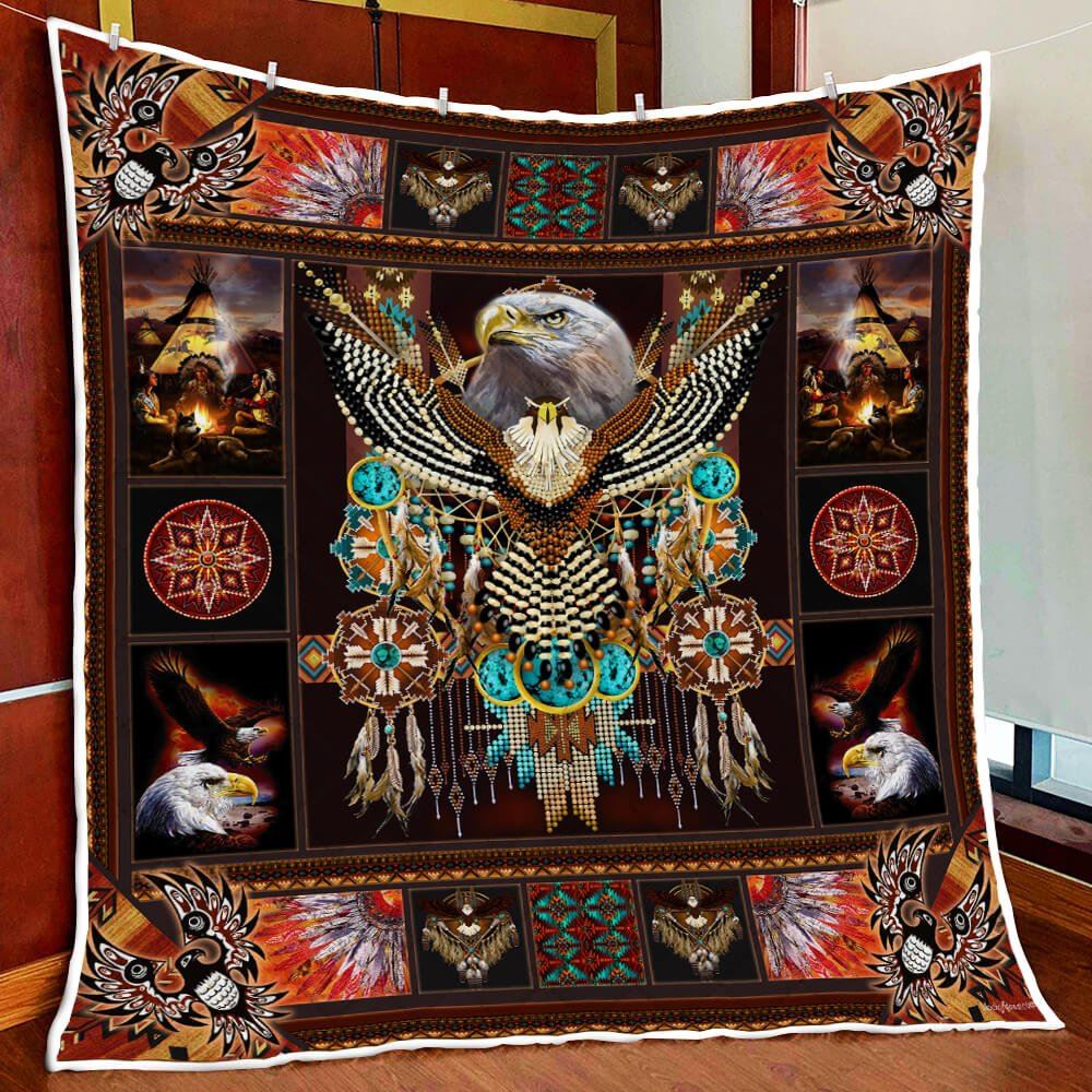 Native American Eagle Quilt Blanket