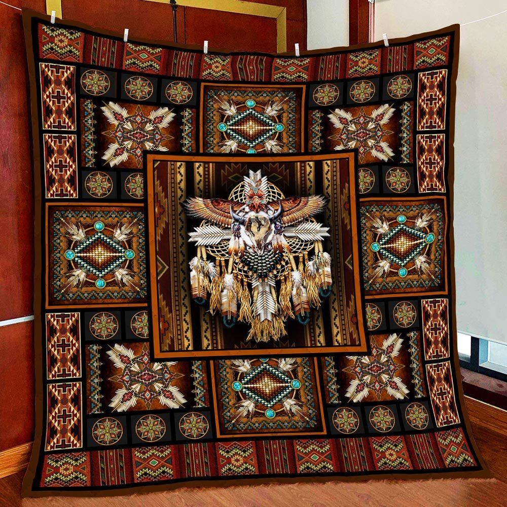 Native American Quilt Blanket--whmnt