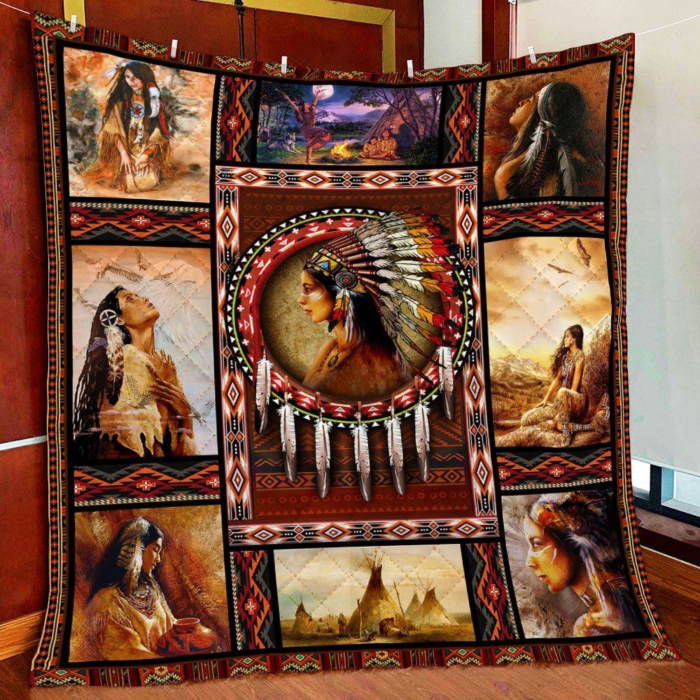 Native American Quilt Blanket