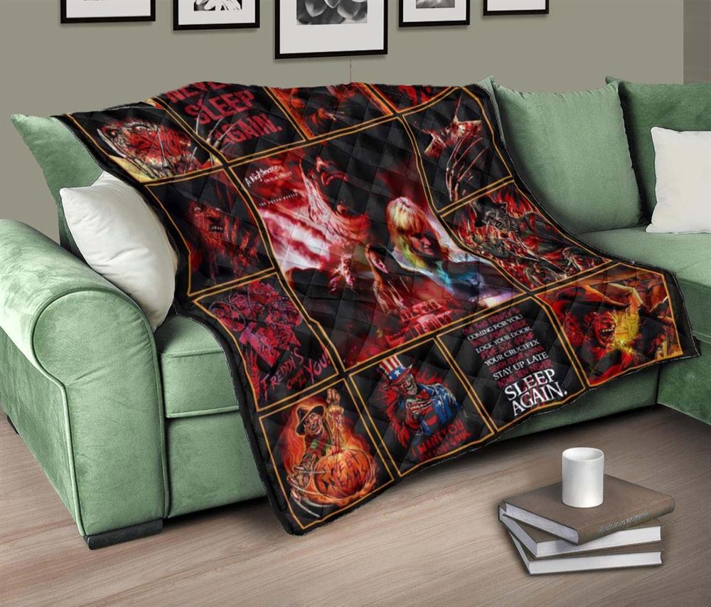 Never Sleep Again Nightmare Halloween Blanket House Decoration