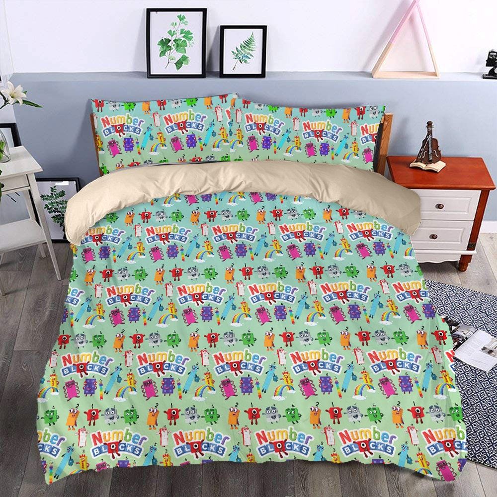 Numberblocks Bedding Set Duvet Cover And Pillowcase Numberblocks Blanket Numberblocks Birthday Gifts Numberblocks Gifts For Kids