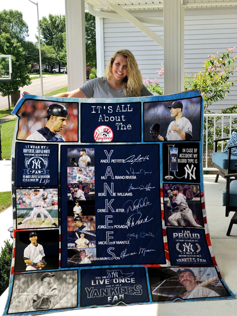 Ny Yankee Quilt Blanket