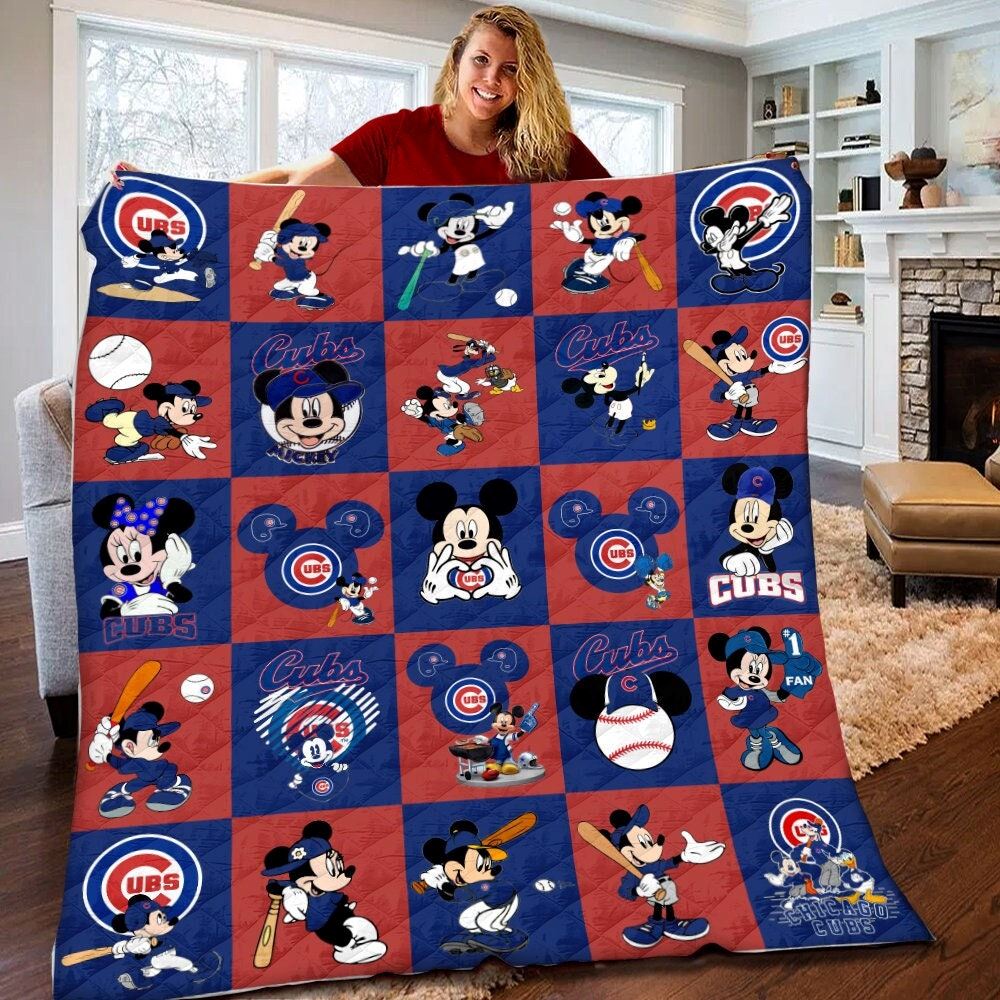 Personalized Disney Baseball Mickey Mouse Quilt Mickey Mouse Fleece Blanket Mickey Mouse Birthday Gifts Disney Christmas Gift For Kids