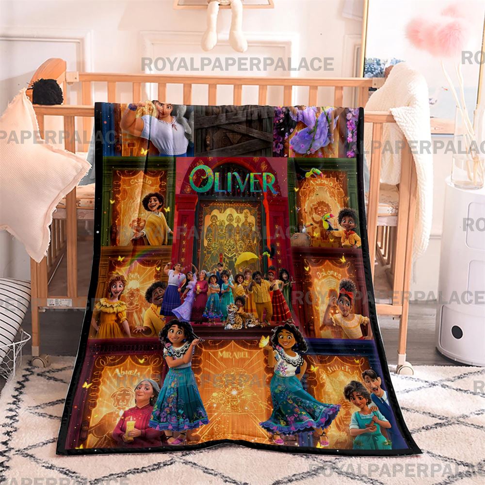 Personalized Disney Encanto Blanket For Birthday Gift