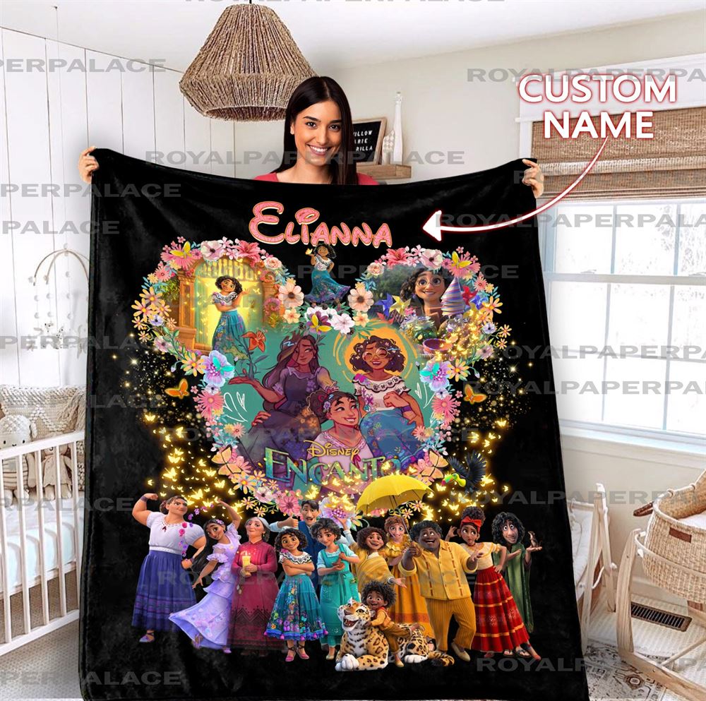 Personalized Disney Encanto Blanket Gift For Kid