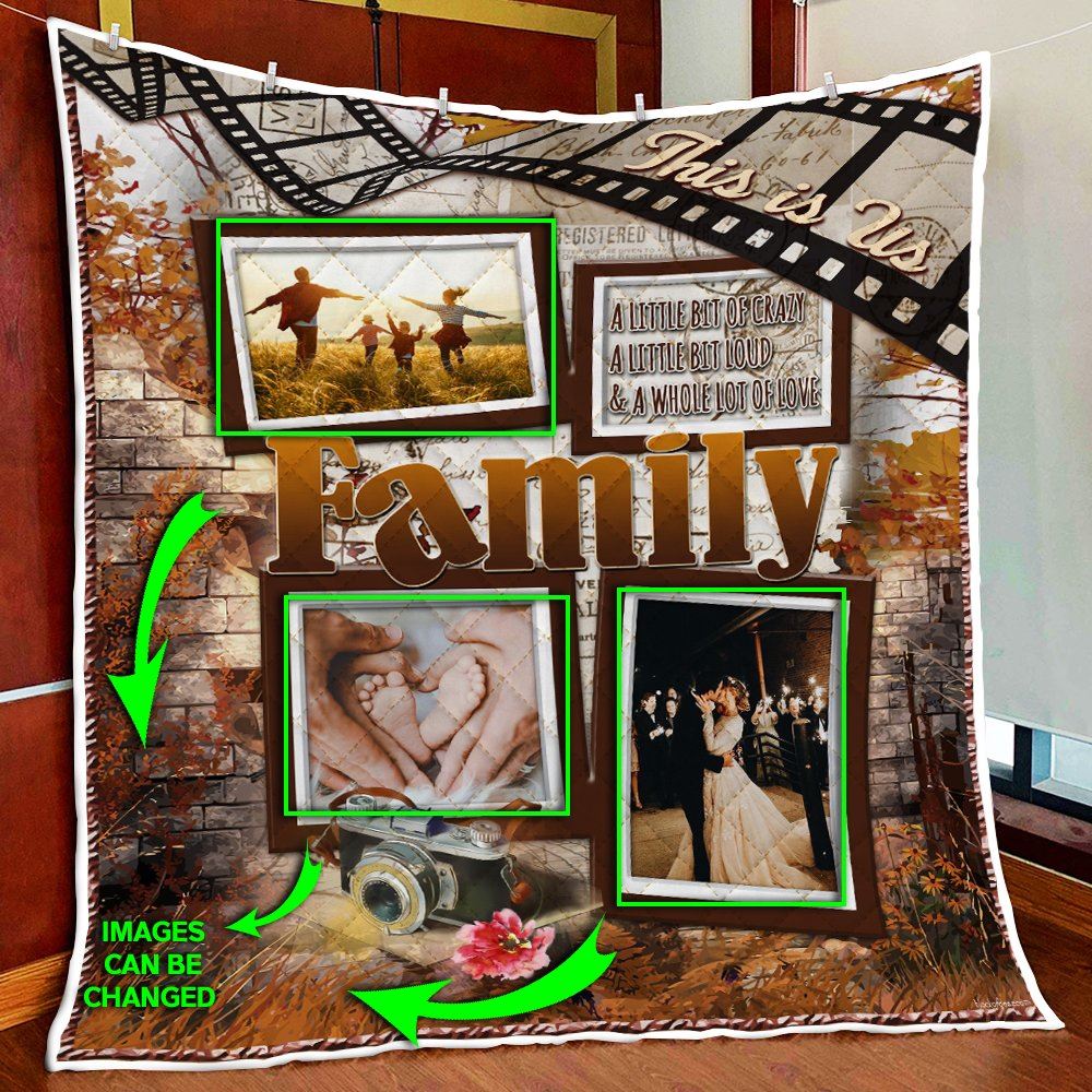 Personalized This Is Us Family Quilt Blanket