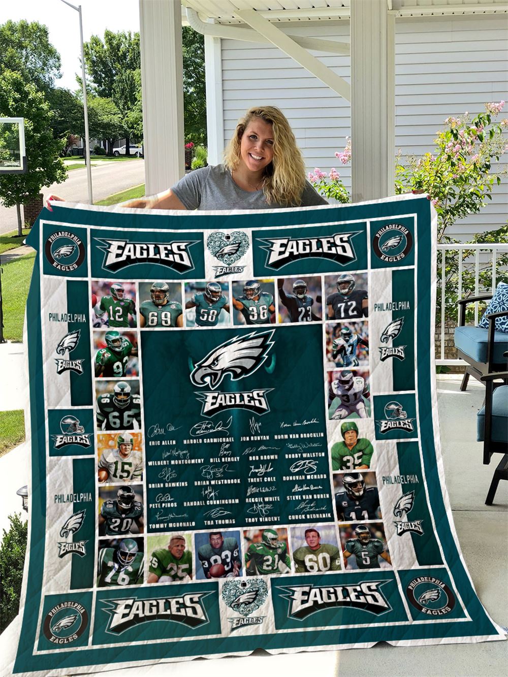 Philadelphia Eagles Quilt Blanket I1d1