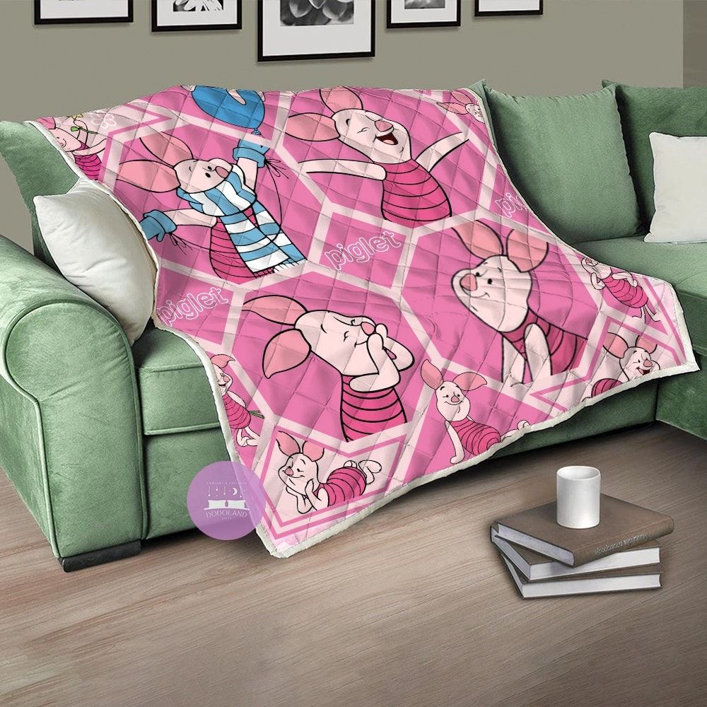 Piglet Quilt Winnie Pooh Plush Fleece Blanket Winnie The Pooh Piglet Birthday Gifts Christmas Gifts For Kids