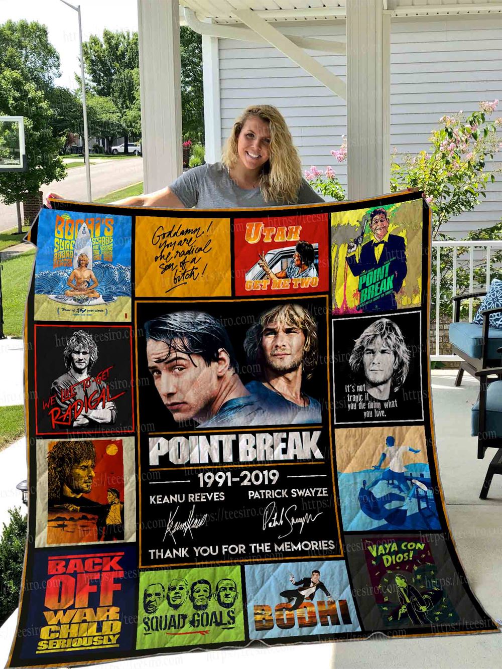 Point Break Quilt Blanket 01