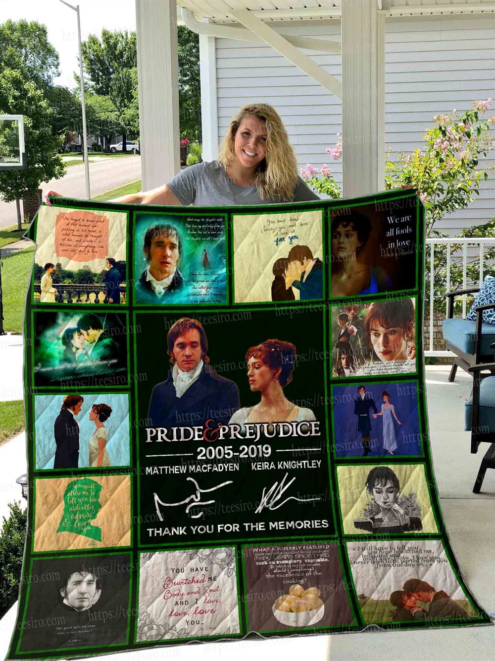 Pride And Prejudice Quilt Blanket 02