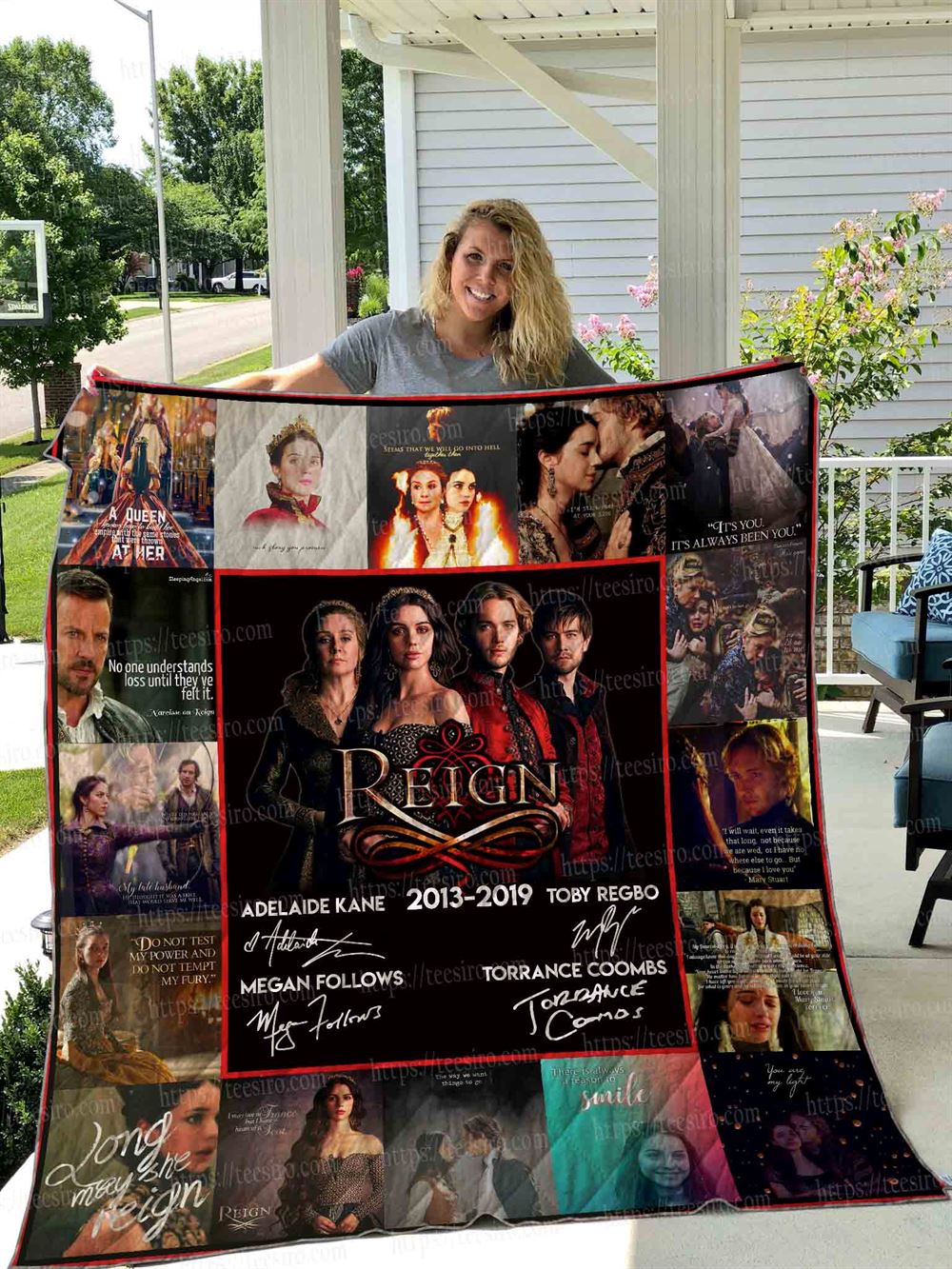 Reign Tv Show Quilt Blanket 01