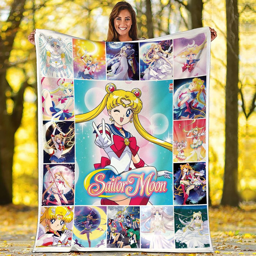 Sailor Moon Fleece Blanket Sailor Moon Anime Manga Blanket Gifts Sailor Moon Throw Blanket Christmas Gifts Birthday Gifts For Kids