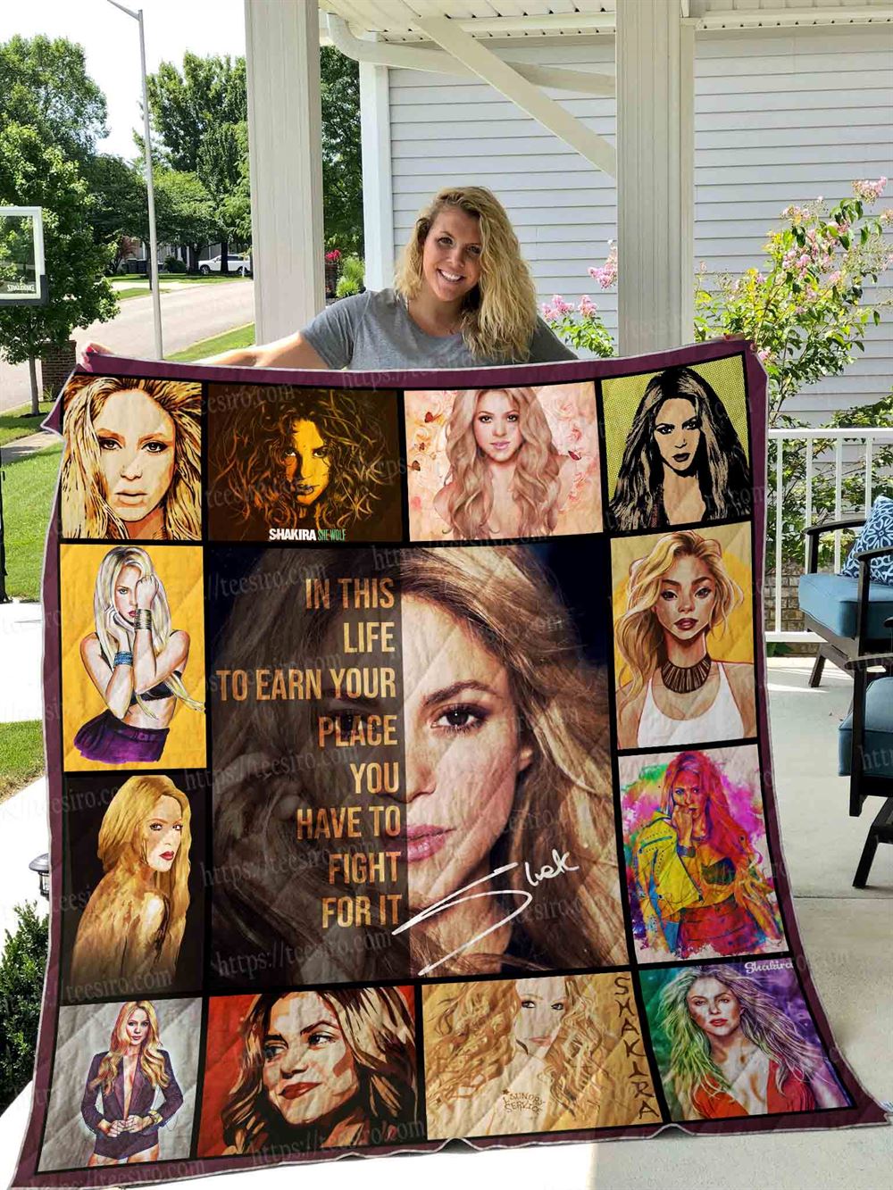 Shakira Quilt Blanket 01