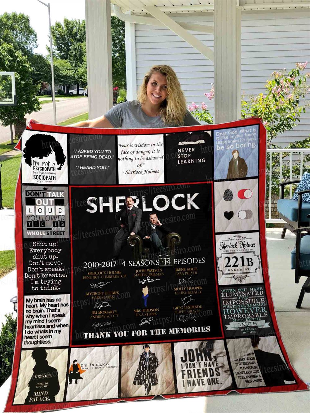 Sherlock 2010 Quilt Blanket 01