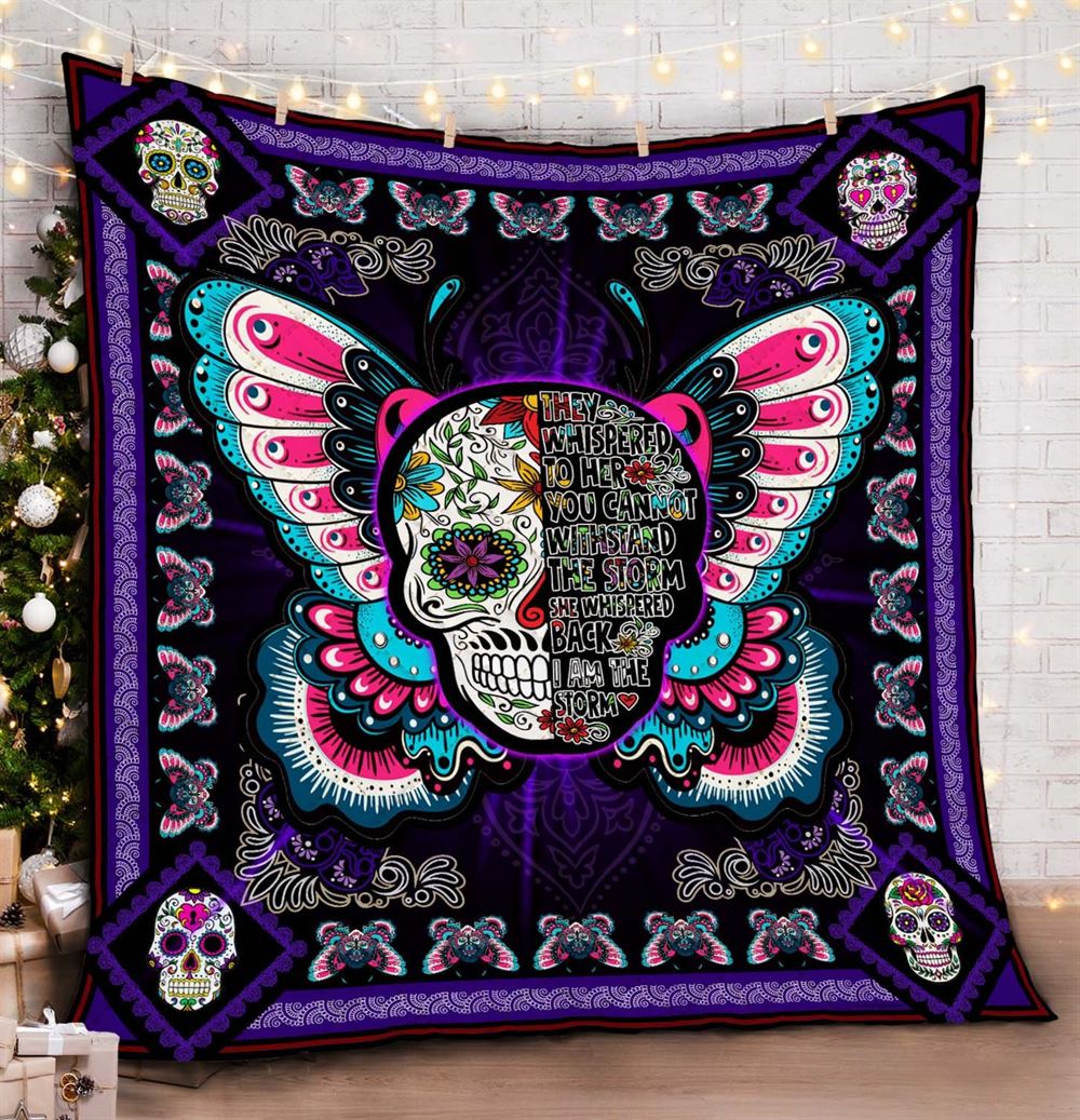 Skull Quilt Blanket--sm6sg