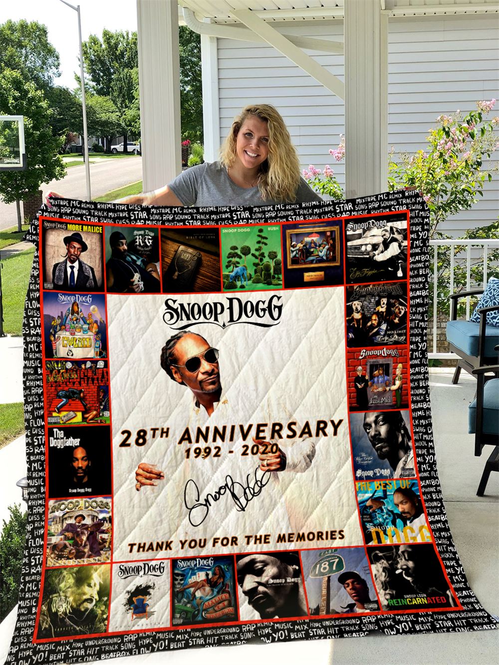 Snoop Dogg Quilt Blanket I1d1