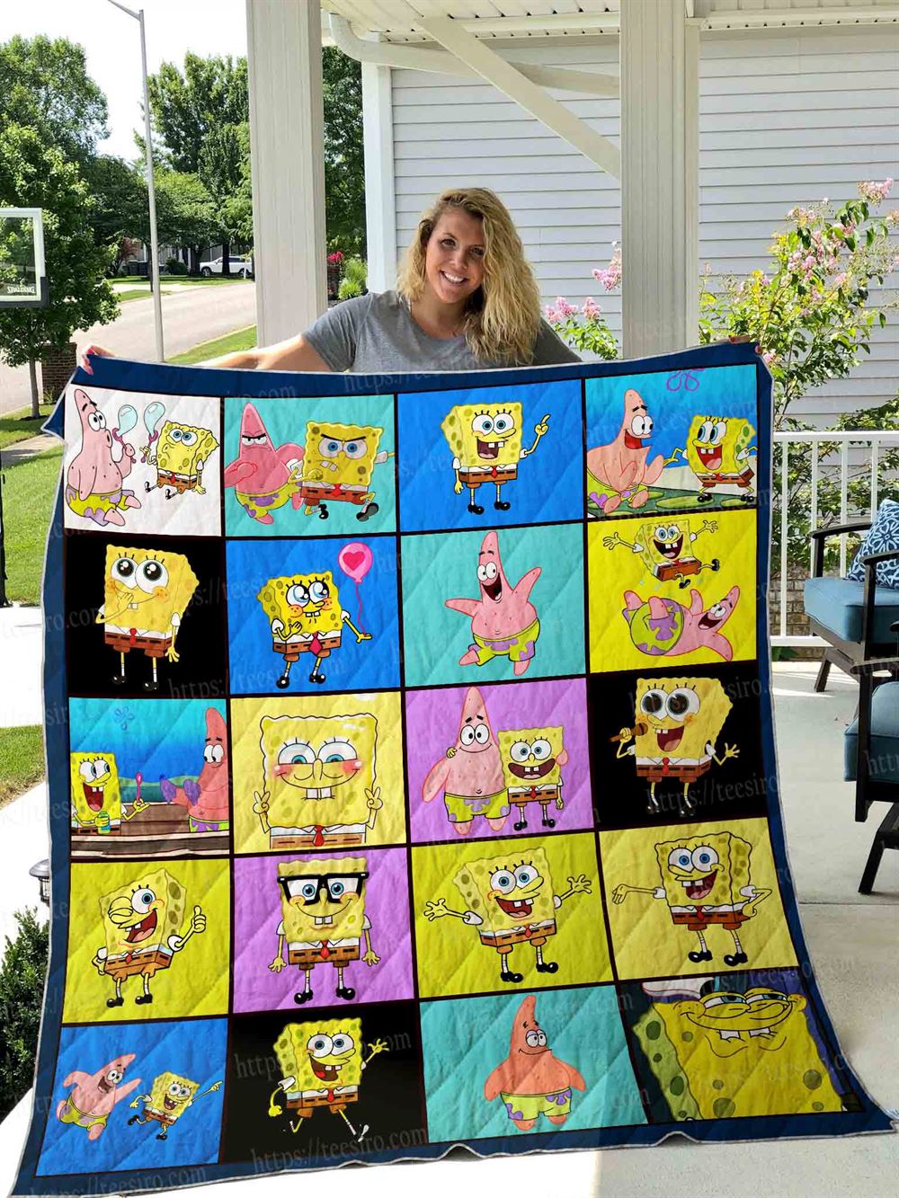 Spongebob Quilt Blanket 01