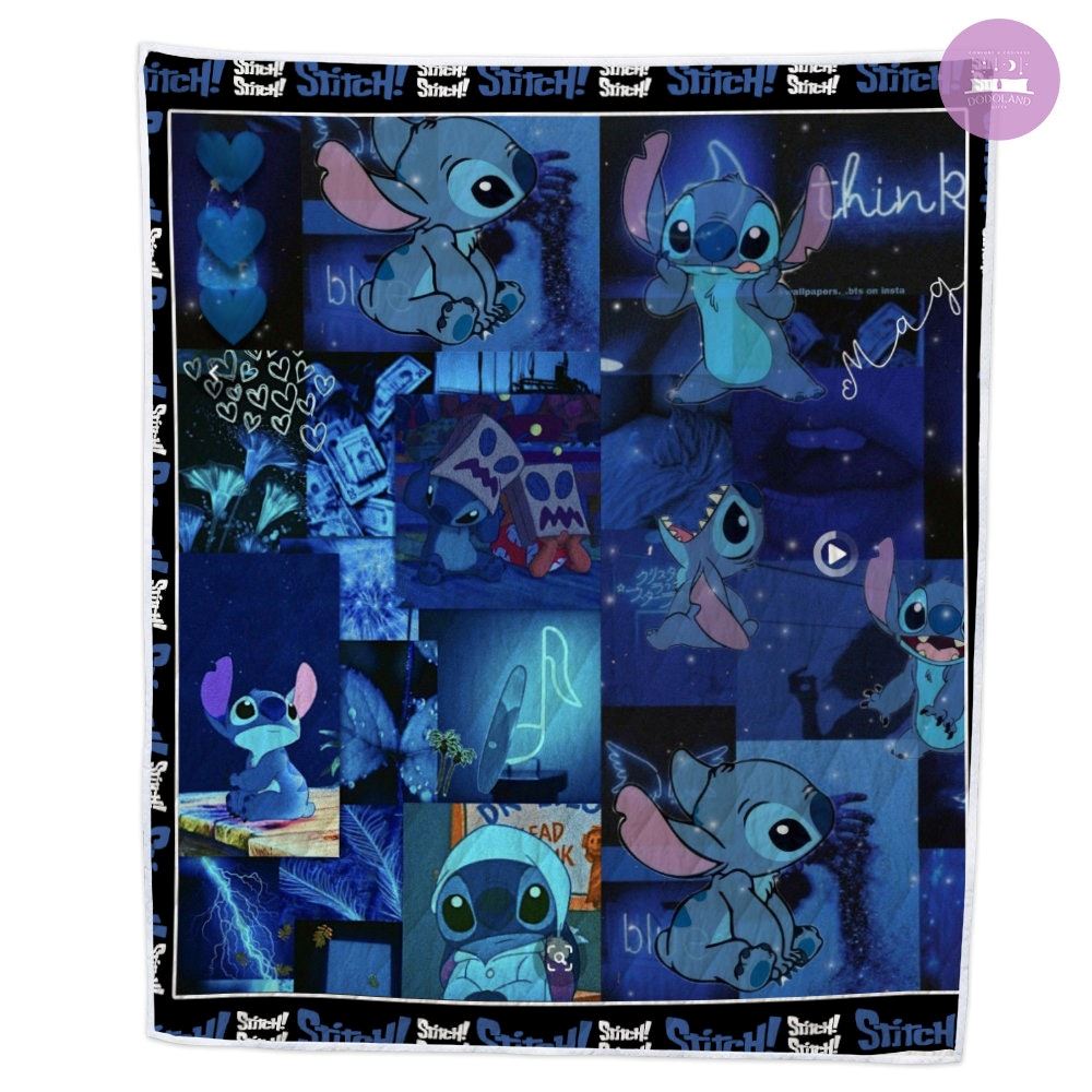 Stitch Quilt Lilo And Stitch Fleece Blanket Stitch Birthday Theme Party Lilo And Stitch Christmas Gifts For Kids 6oevc