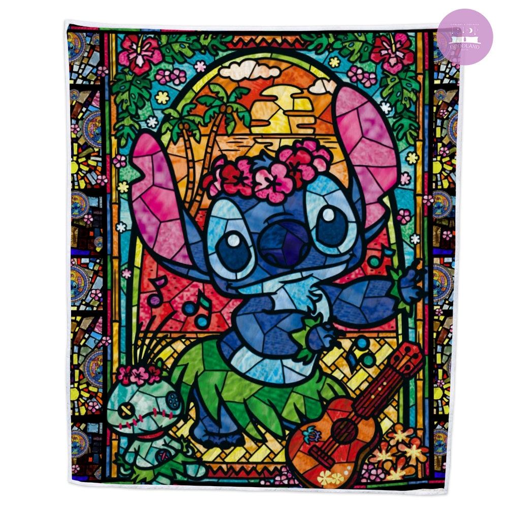 Stitch Quilt Lilo And Stitch Fleece Blanket Stitch Birthday Theme Party Lilo And Stitch Christmas Gifts For Kids