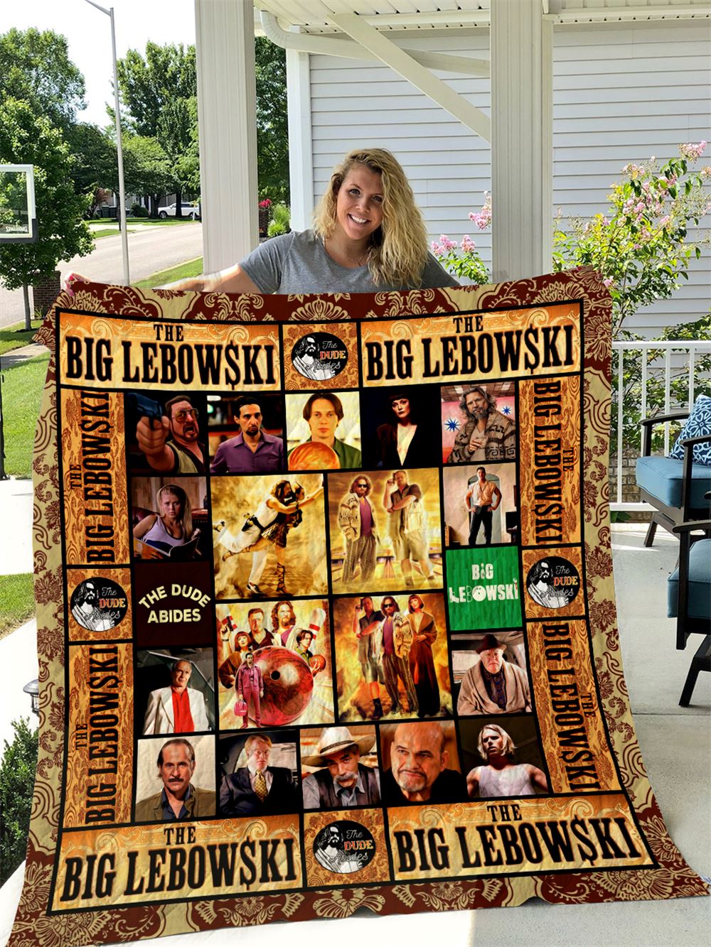 The Big Lebowski Quilt Blanket I1d1