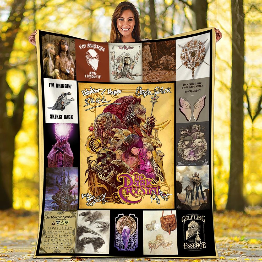 The Dark Crystal Fleece Blanket Chamberlain Jen The Dark Crystal Fleece Throw Blanket For Bed Couch Sofa Christmas Gifts