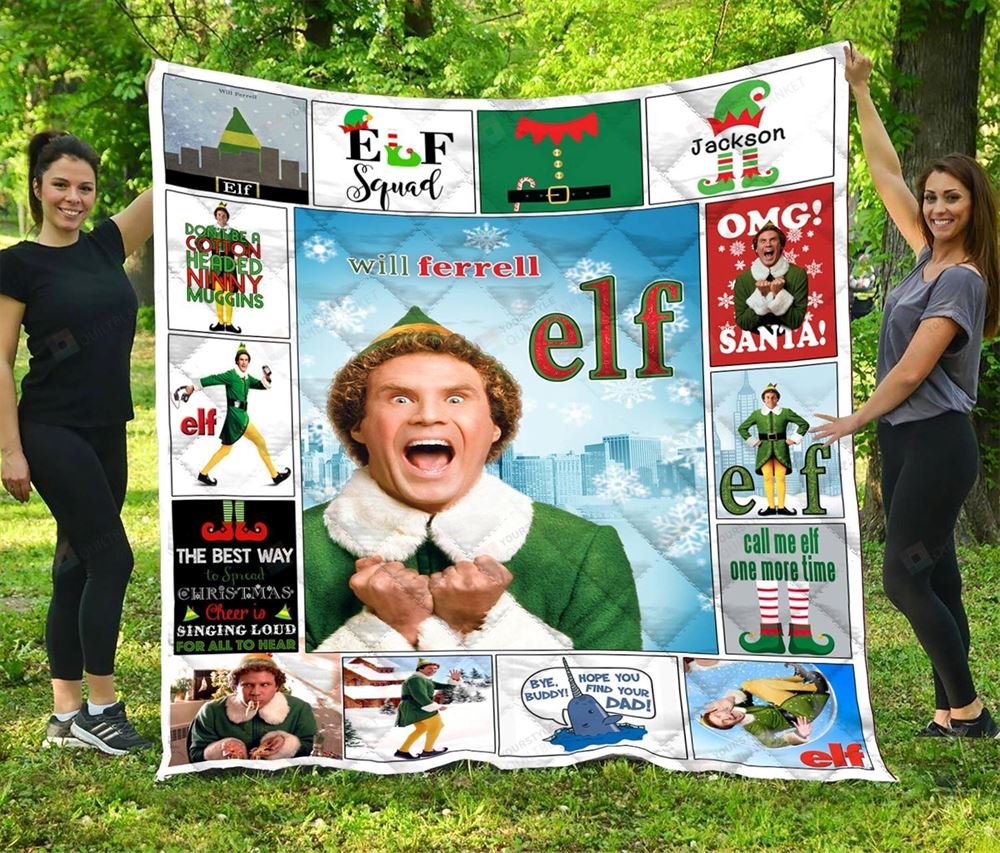 The Elf Fleece Blanket Buddy The Elf Throw Blanket For Bed Couch Sofa Christmas Gifts