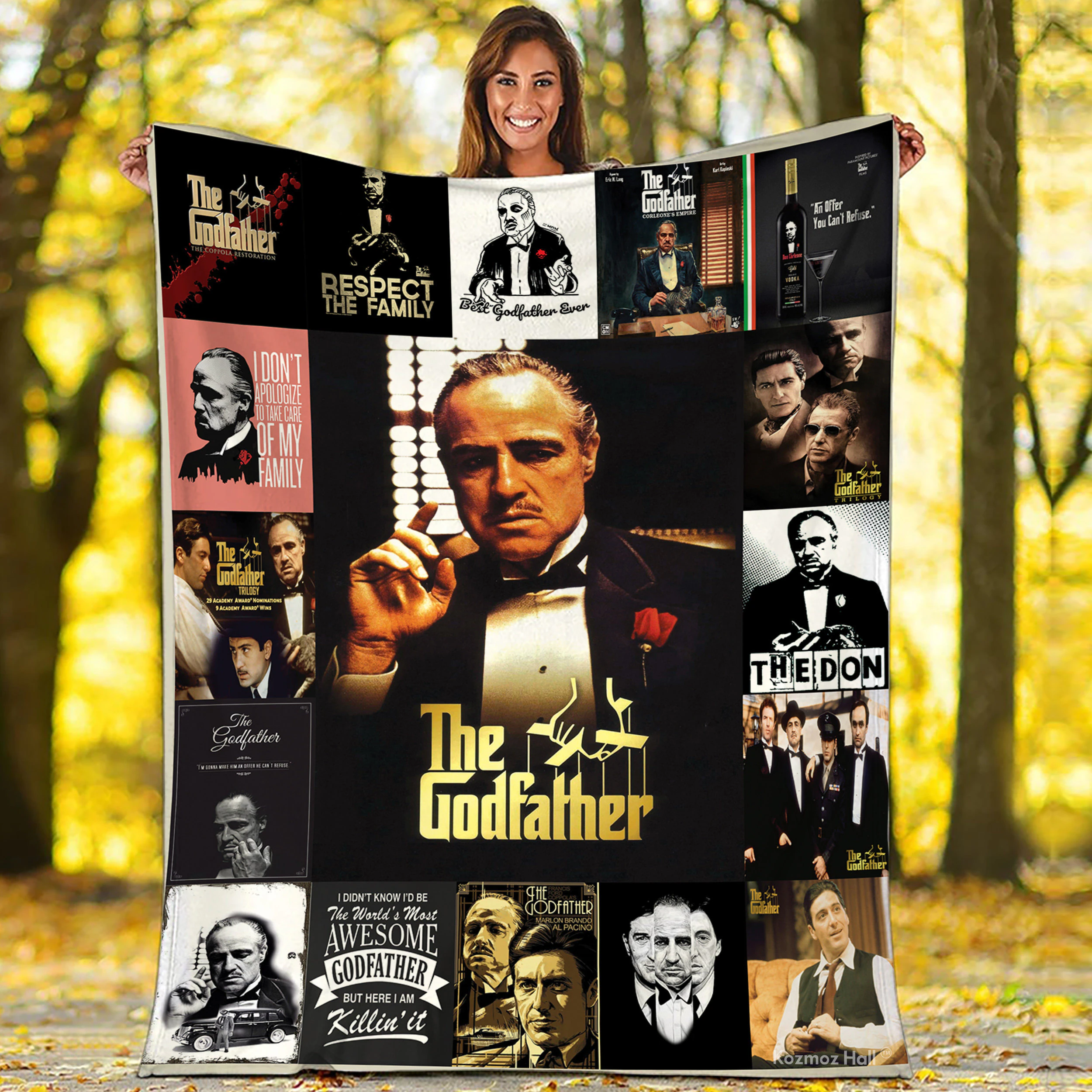 The Godfather Fleece Blanket The Godfather Vito Corleone Throw Blanket For Bed Couch Sofa Christmas Gifts