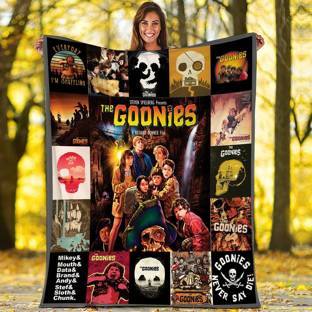 The Goonies Fleece Blanket The Goonies Chunk Throw Blanket For Bed Couch Sofa Christmas Gifts