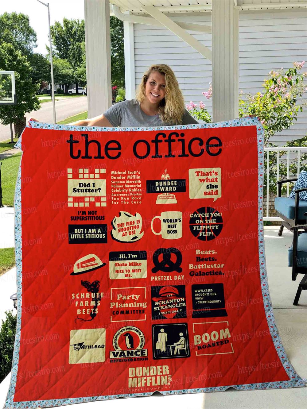 The Office Etsy 2 Quilt Blanket 02