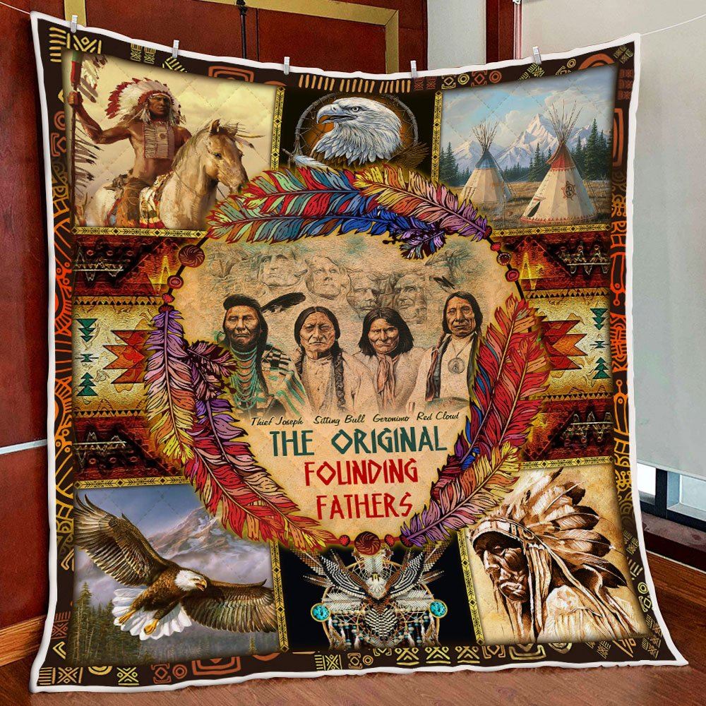 The Original Founding Fathers Native American Quilt Blanket