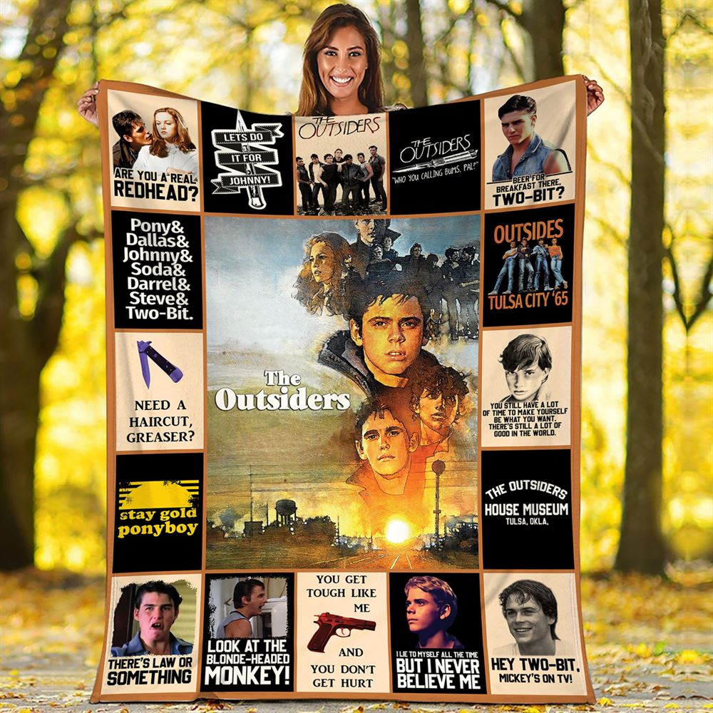 The Outsiders Fleece Blanket Ponyboy Throw Blanket For Bed Couch Sofa Christmas Gifts