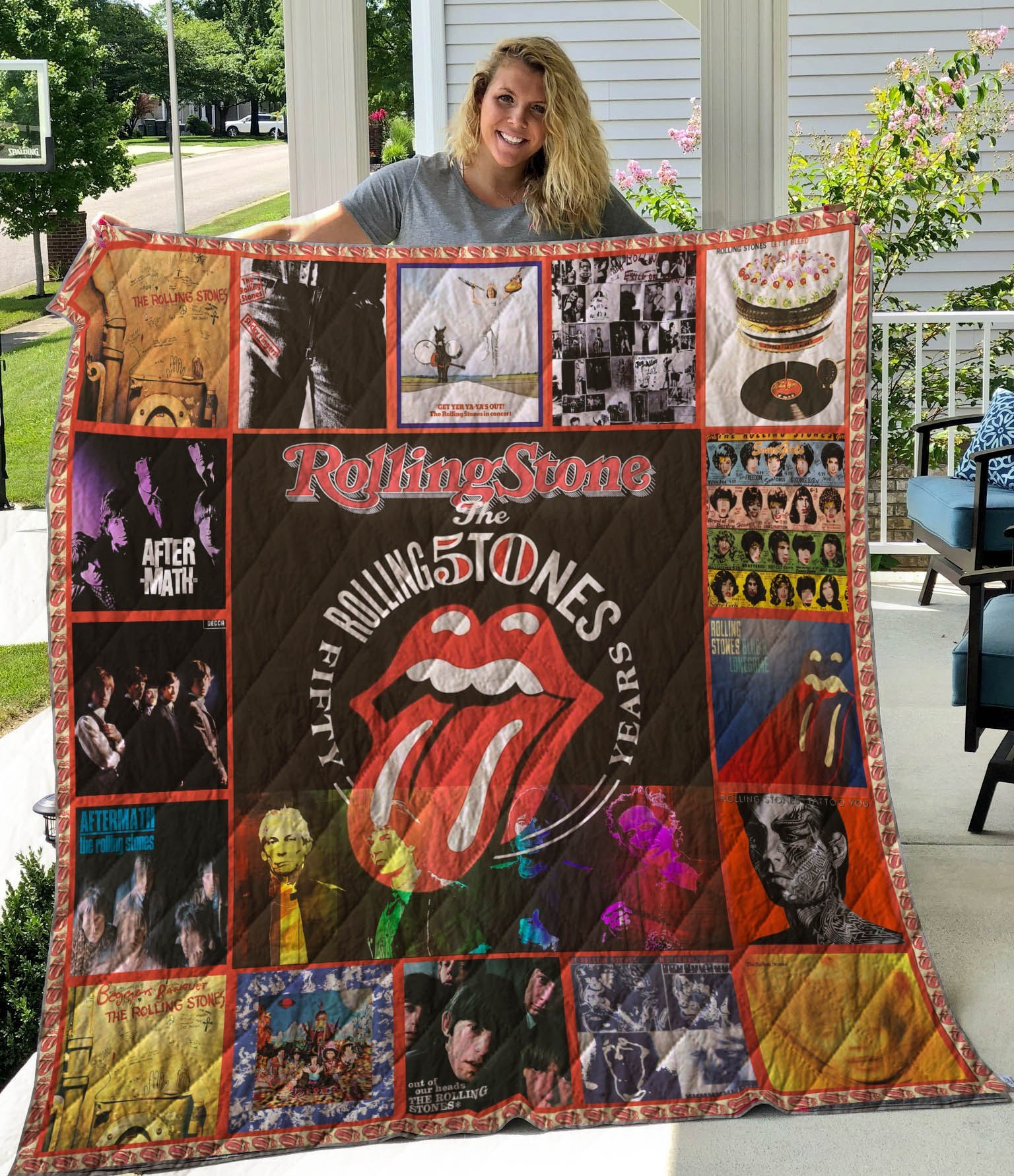 The Rolling Stones Quilt Blanket 0112