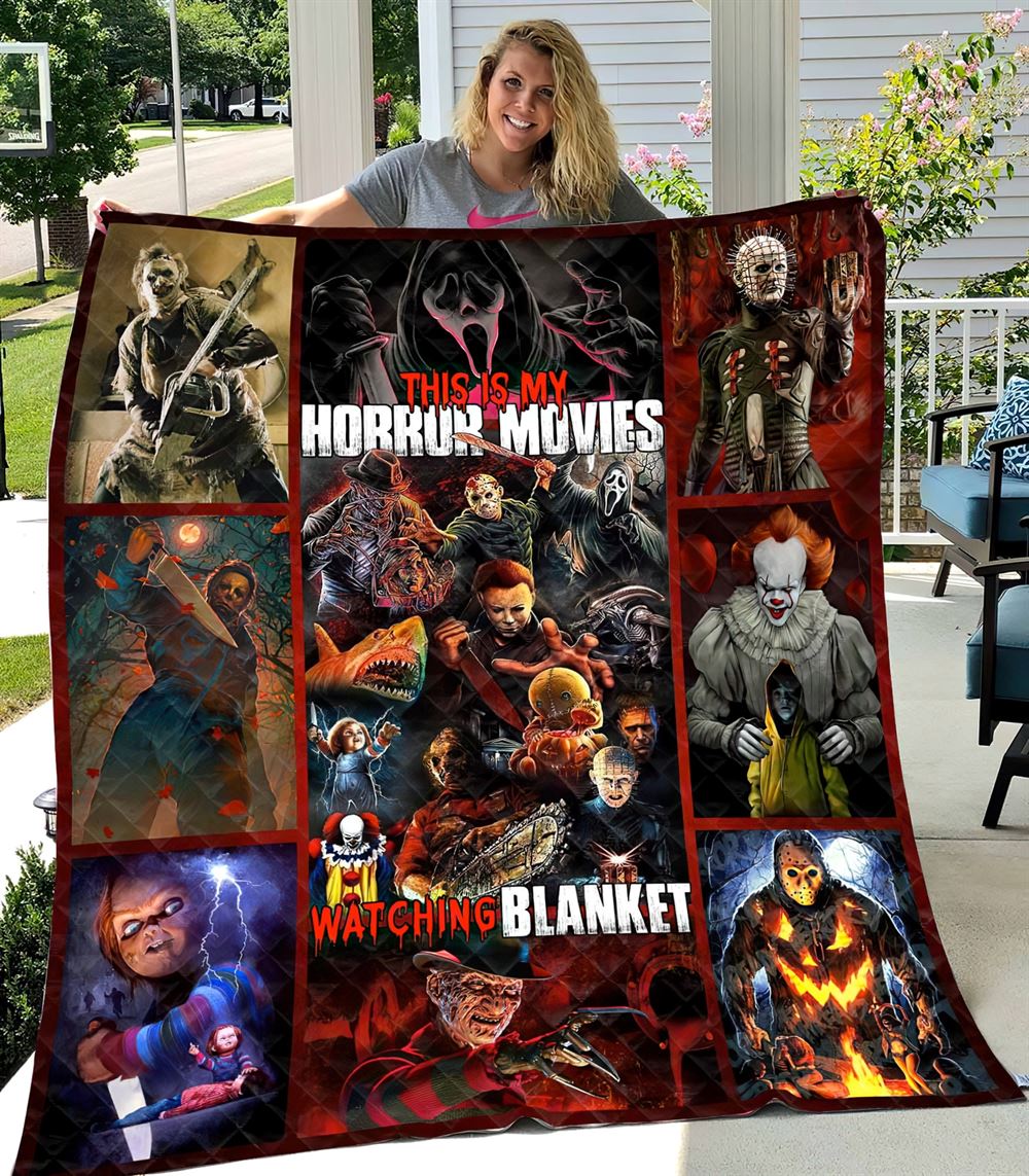 This Is My Horror Movies Halloween Blanket House Decoration