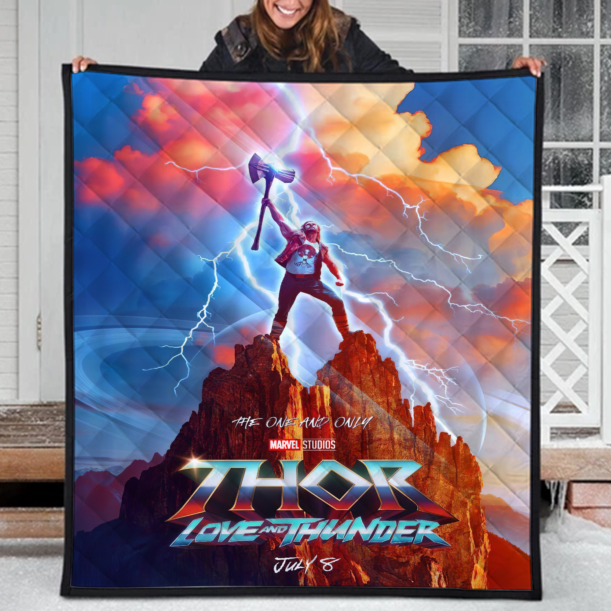 Thor Love And Thunder Marvel Comics Blanket