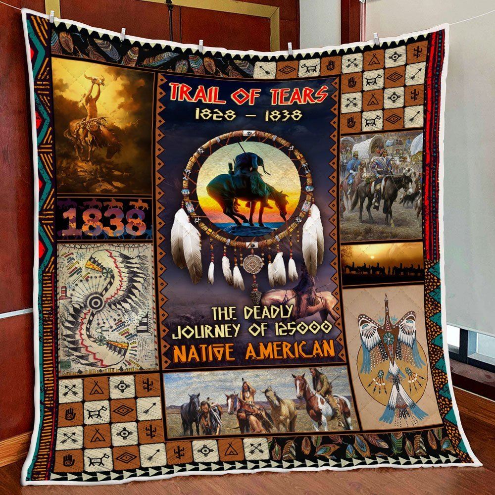 Trail Of Tears 1828 1838 Native American Quilt Blanket