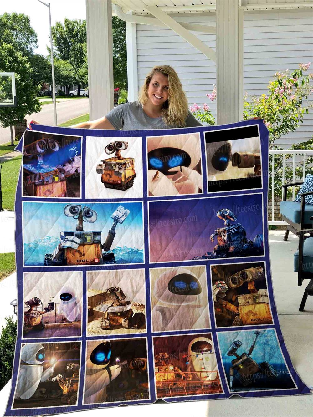 Wall-e Quilt Blanket 01