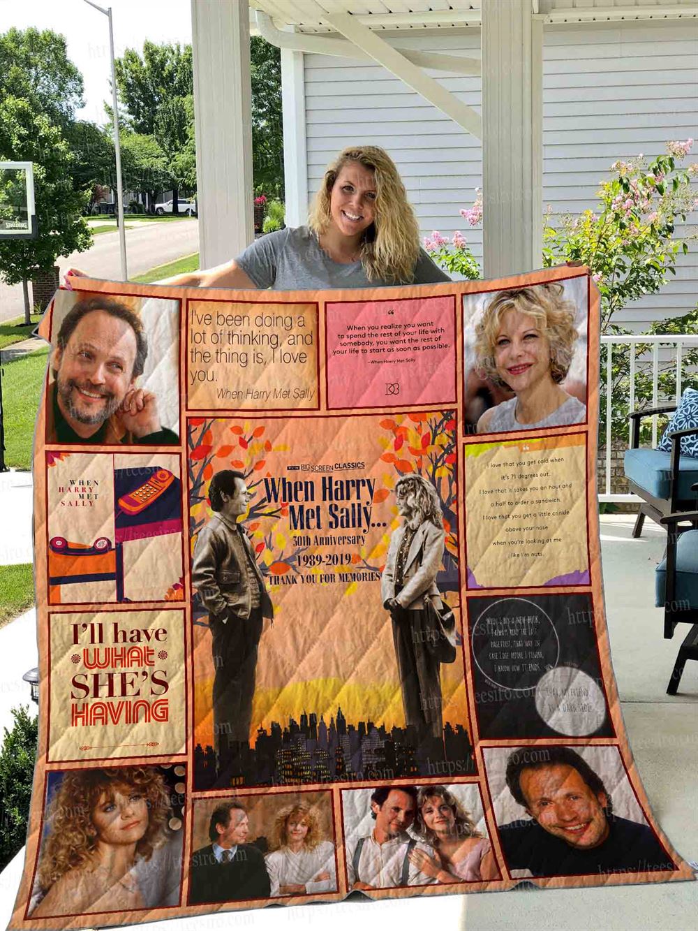 When Harry Met Sally Quilt Blanket 01