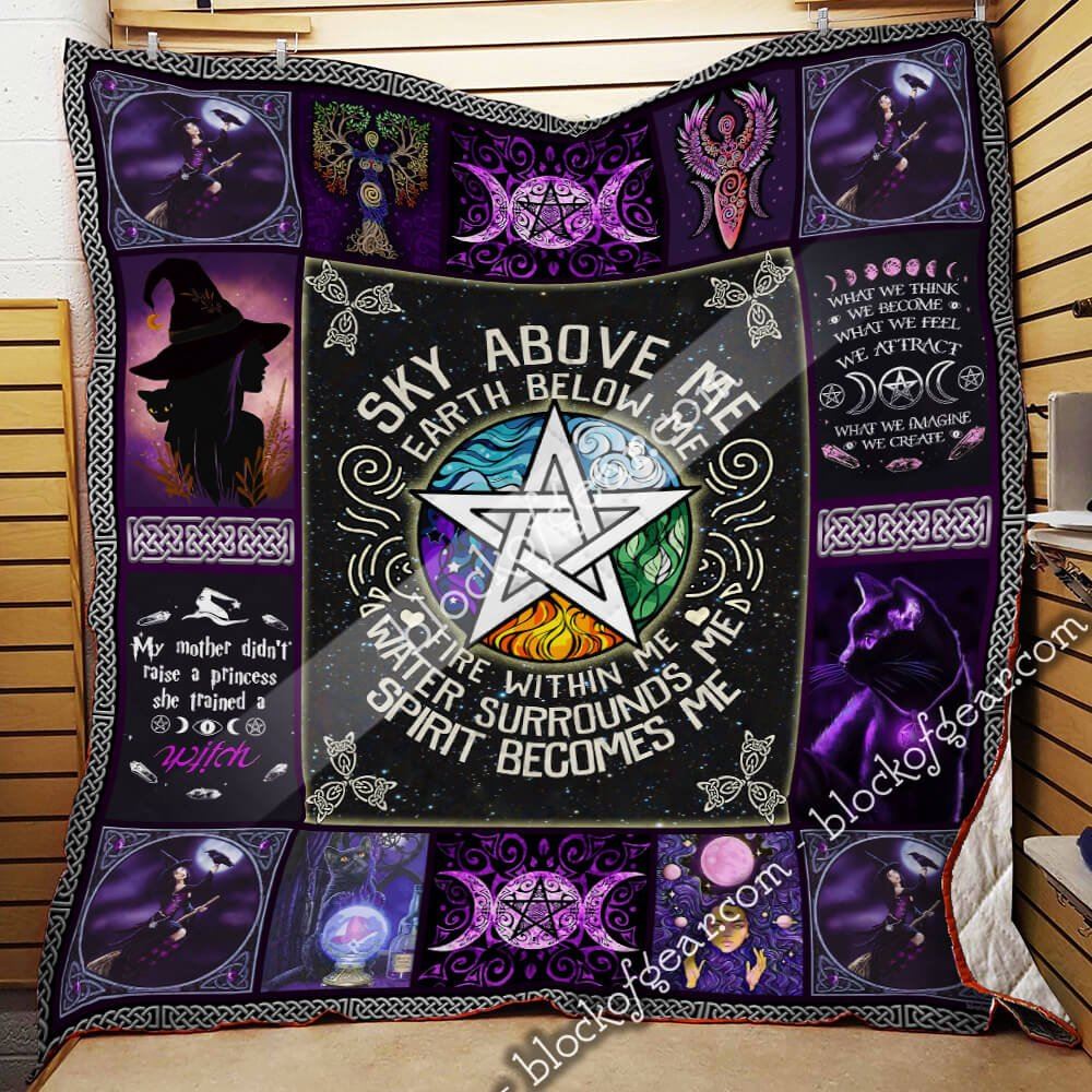 Witch Sky Above Me…spirit Becomes Me Quilt Blanket