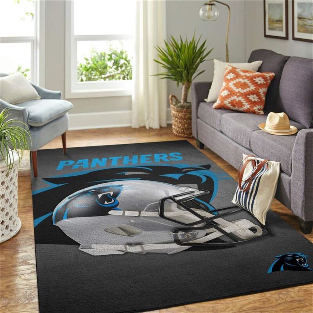 Carolina Panthers Living Room Area Rug