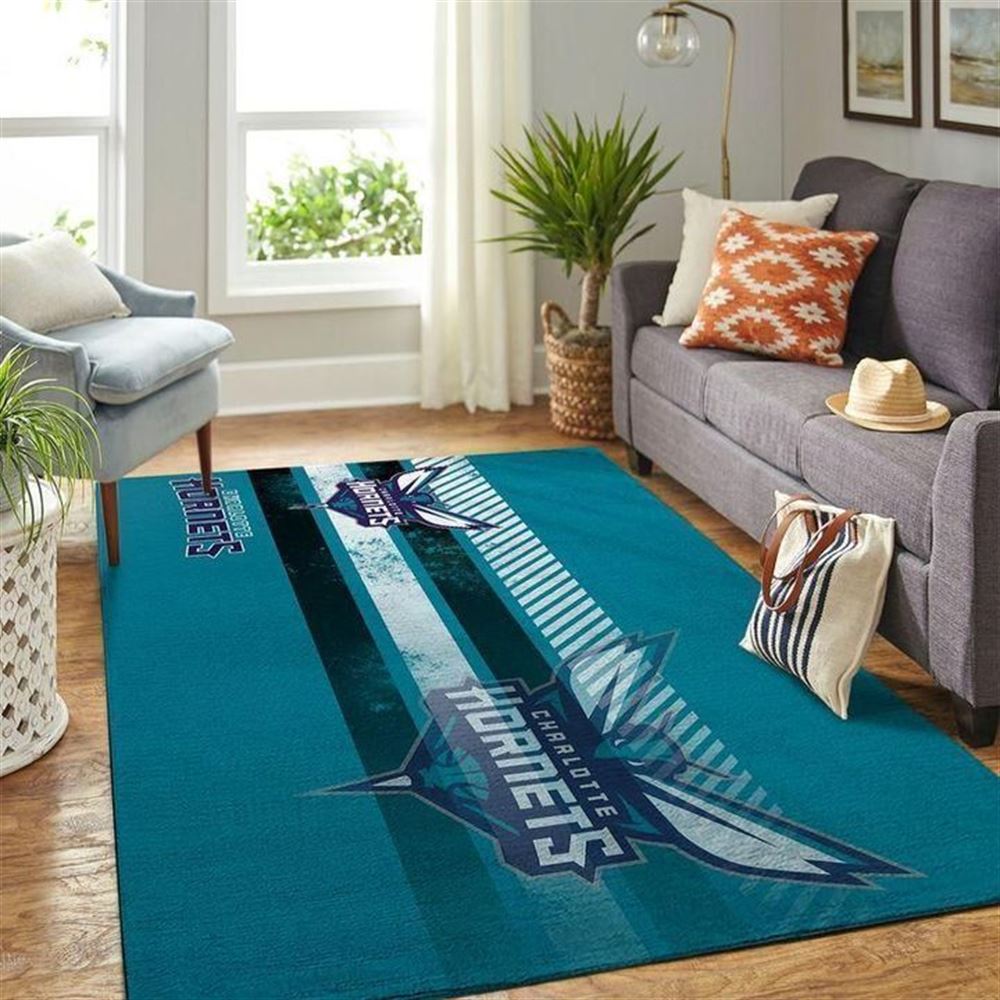 Charlotte Hornets Living Room Area Rug