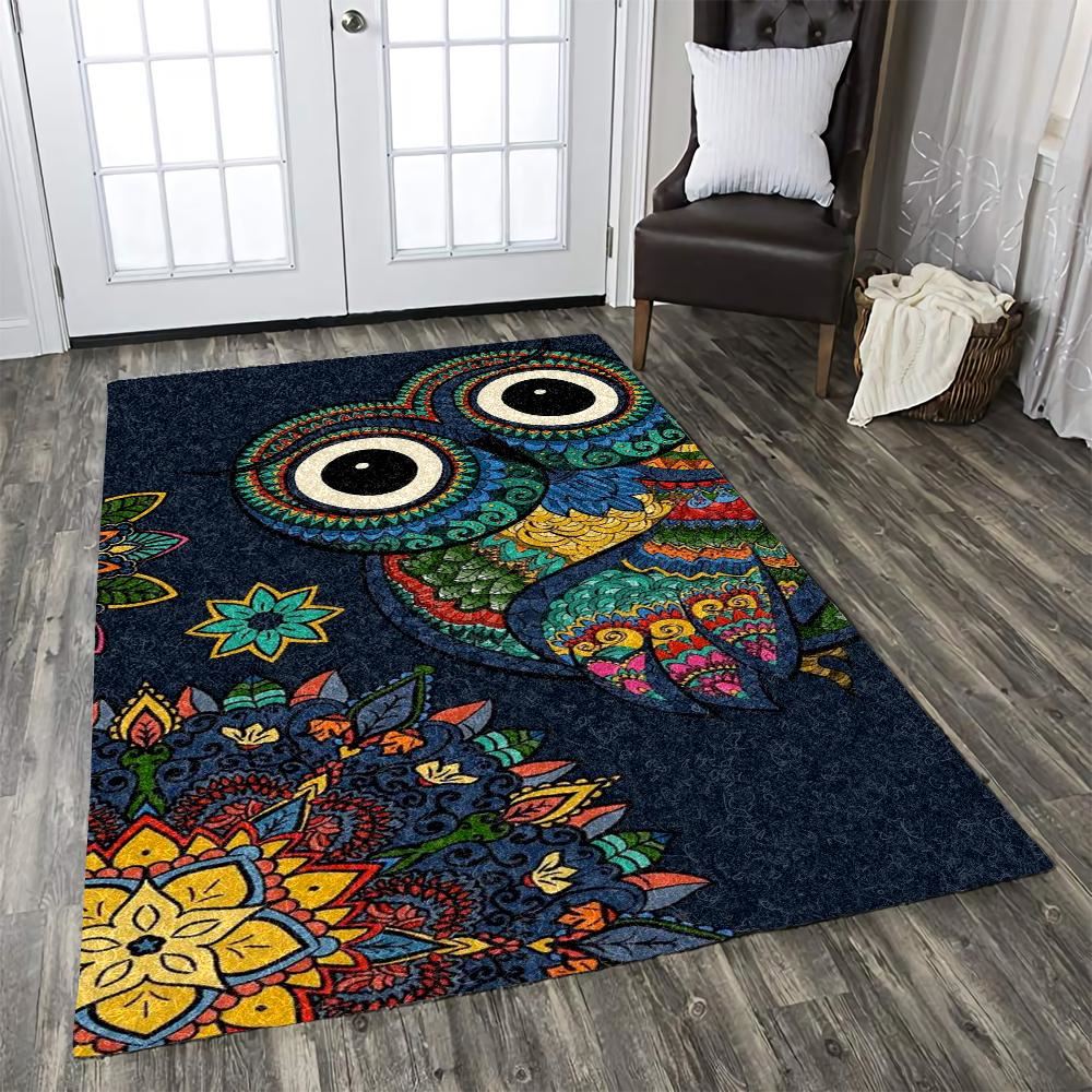 Colorful Owl Limited Edition Rug-trungten-outw7