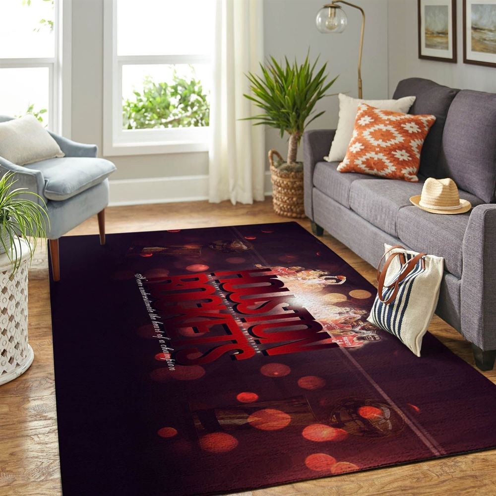 Houston Rockets Living Room Area Rug