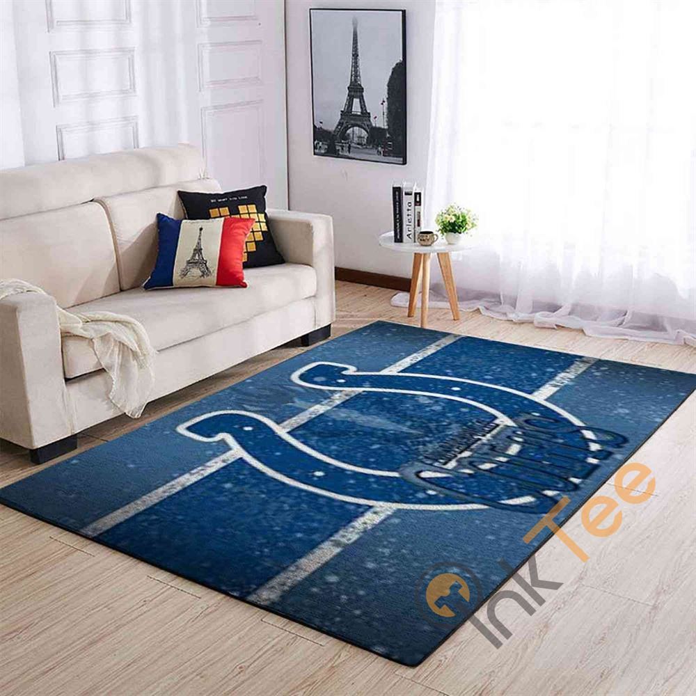 Indianapolis Colts Logo Area Rug