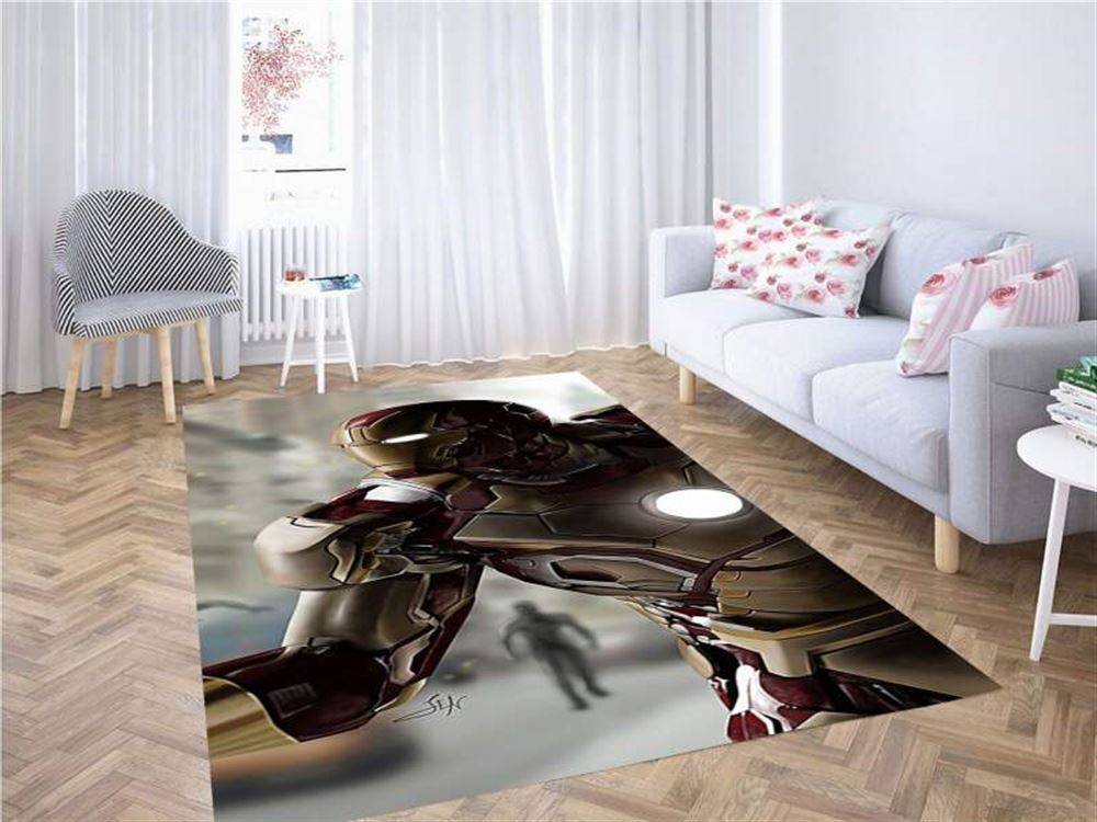 Iron Man Wallpaper Carpet Rug