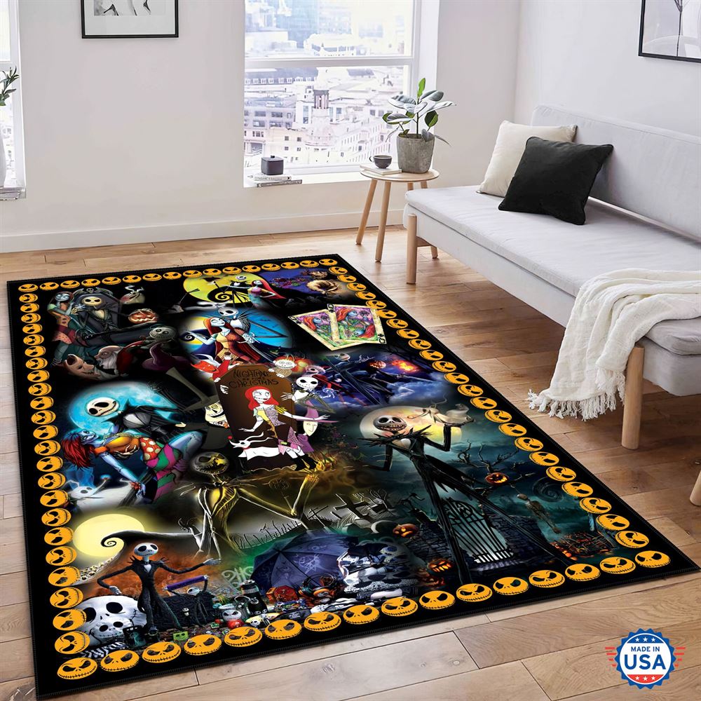 Jack And Sally Area Nightmare Before Christmas Rug