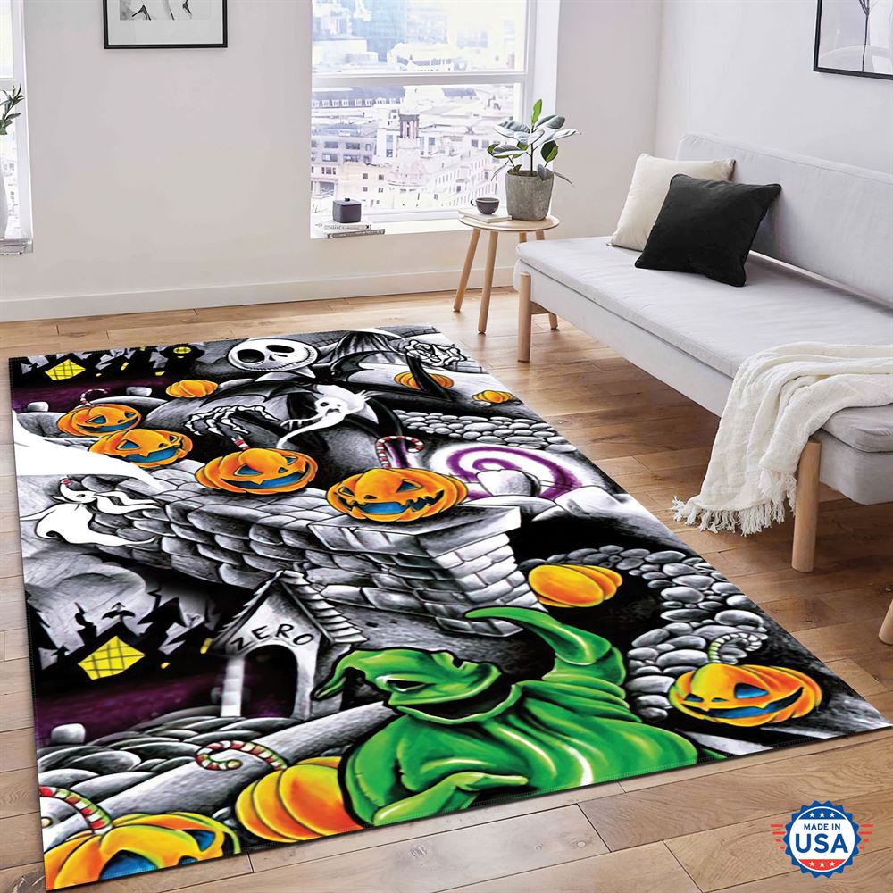 Jack Skellington Halloween Rug Living Room Decor-trungten-1e1yt