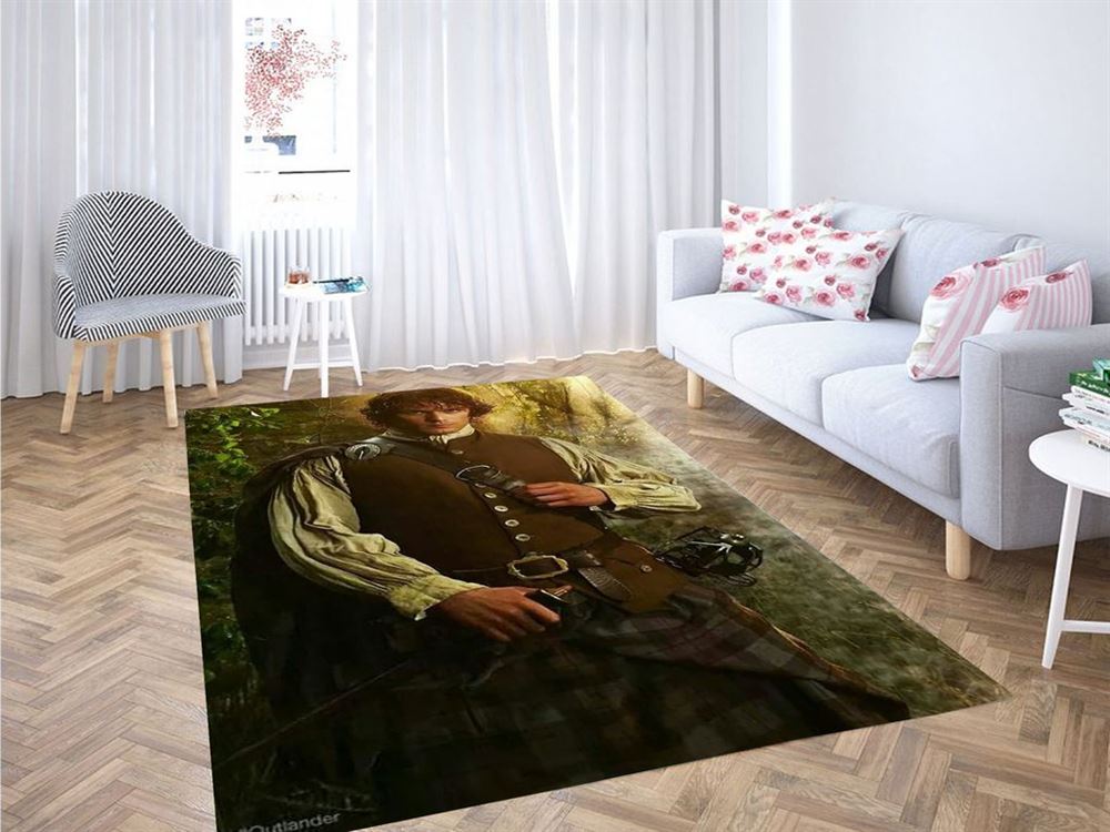 Jamie Fraser Outlander Starz Series Living Room Modern Carpet Rug