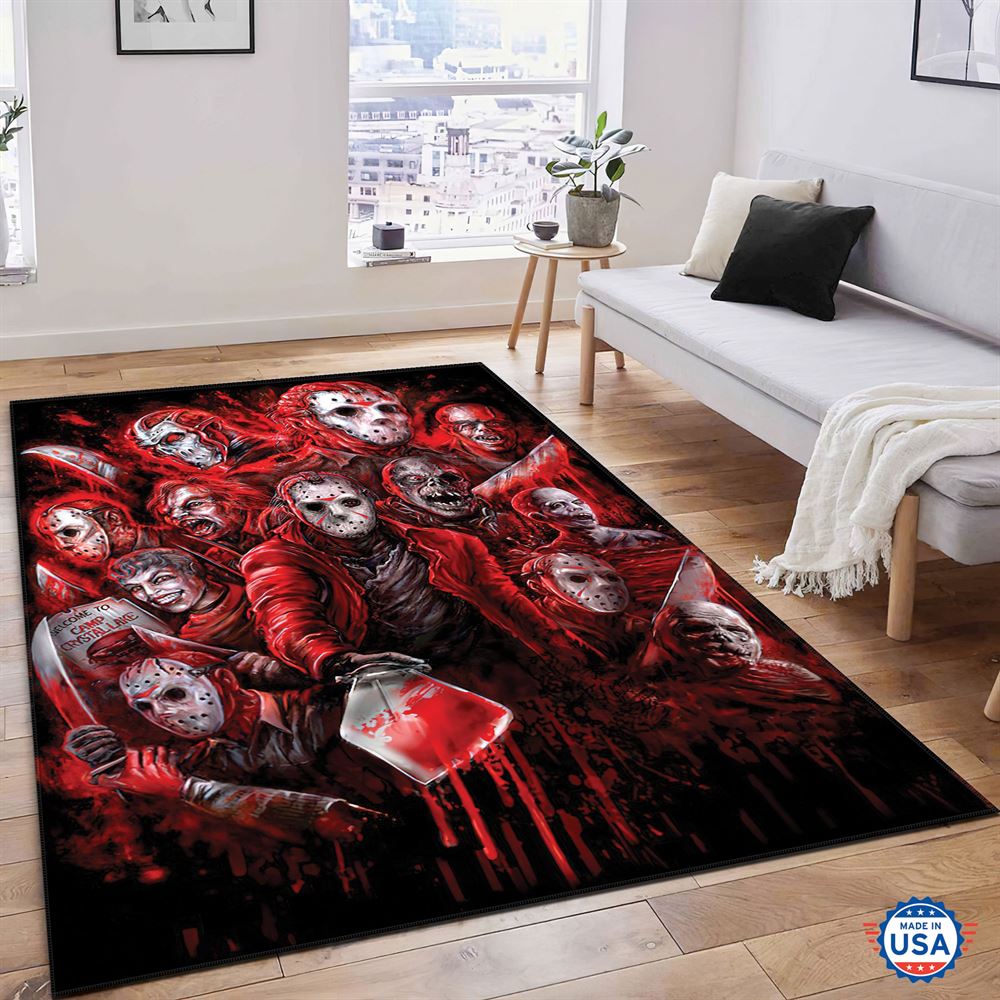 Jason Voorhees Halloween Rug Living Room Decor-trungten-6jnbq